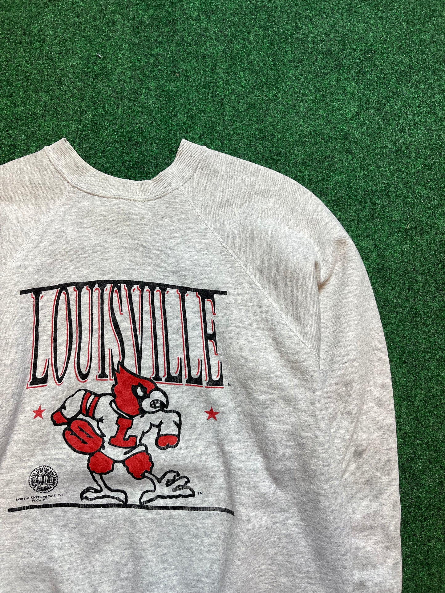 1990 Louisville Cardinals Vintage College Crewneck (Large)