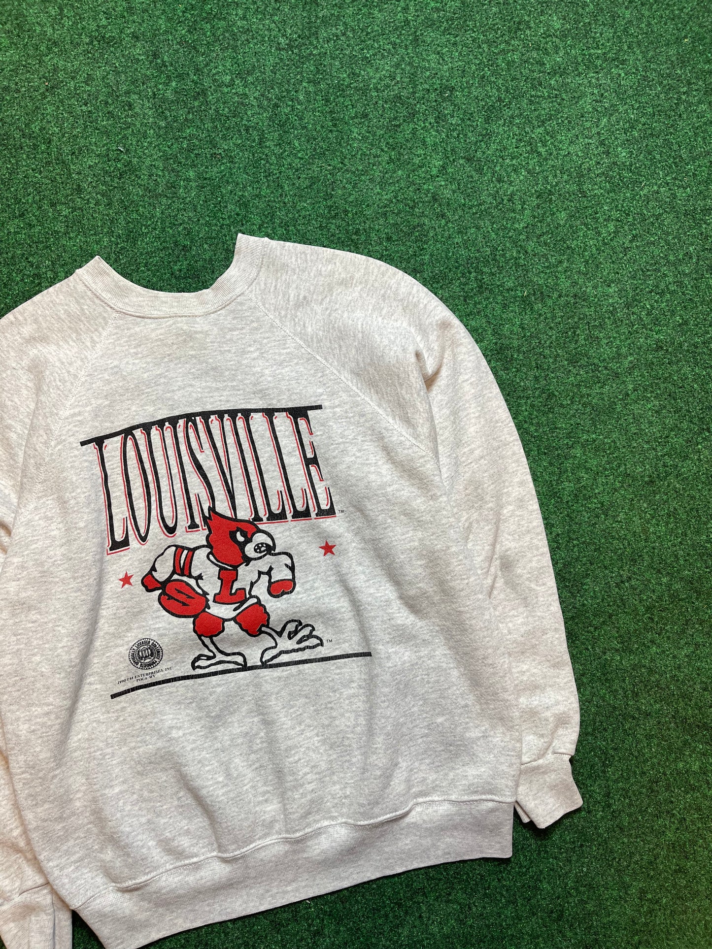 1990 Louisville Cardinals Vintage College Crewneck (Large)