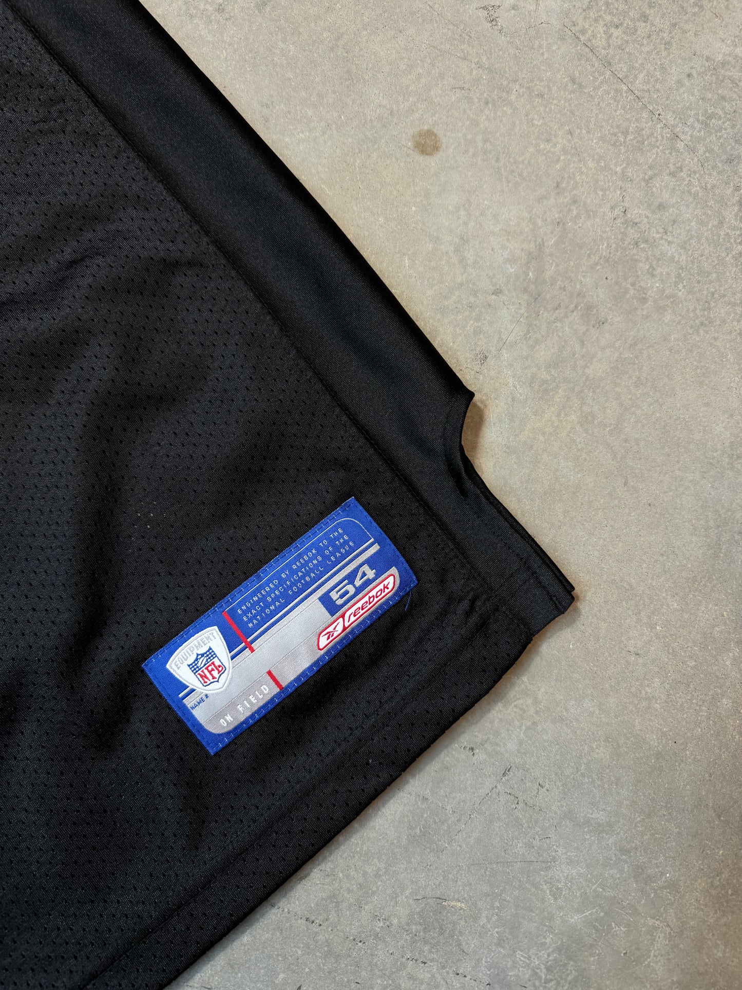 00’s Carolina Panthers Muhsin Muhammad Vintage Black Reebok On Field Stitched Authentic NFL Jersey (54/XXL)