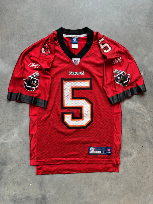 2011 Tampa Bay Buccaneers Josh Freeman Vintage Red Reebok NFL Jersey (Small)