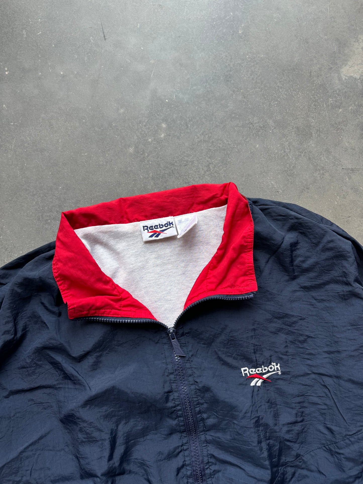 90’s Reebok Colorblocked Half Zip Windbreaker Jacket (XXL)