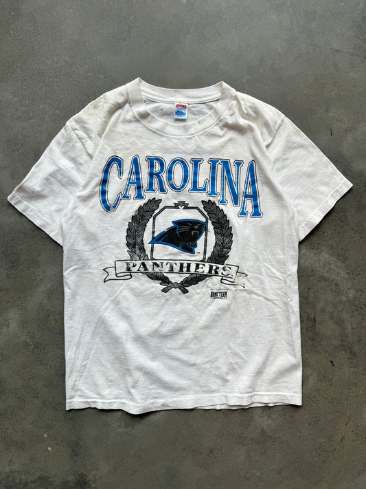 1993 Carolina Panthers Vintage Distressed Painter NFL Tee (Large)