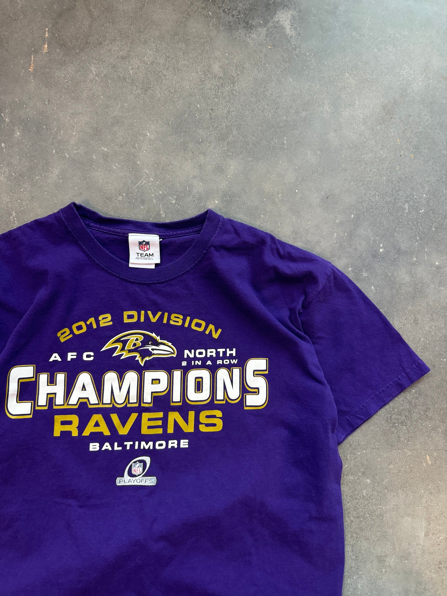 2012 Baltimore Ravens AFC North Division Champions NFL Tee (Medium)