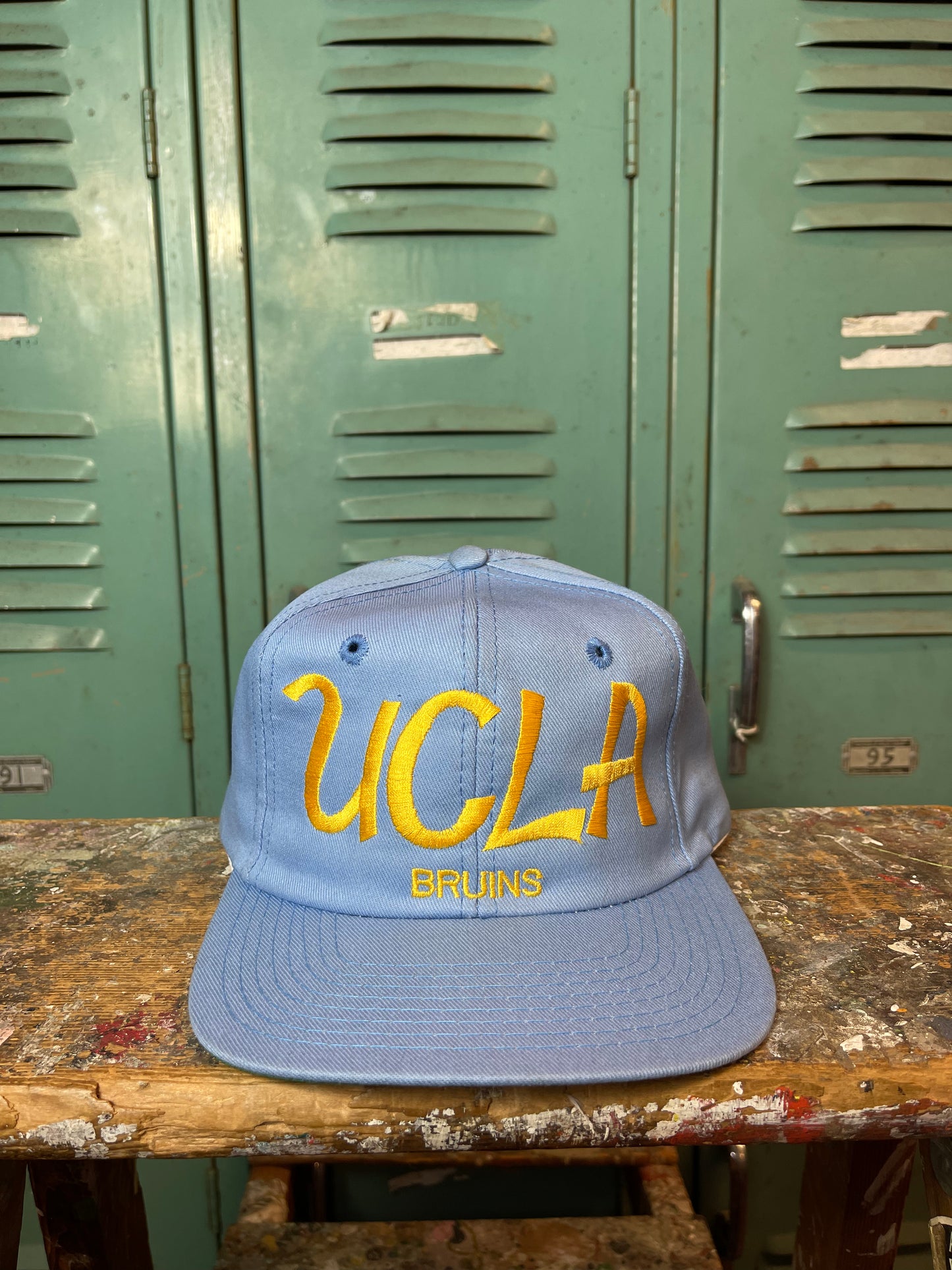 90’s UCLA Bruins Vintage Big Spellout College Twins Enterprises Snapback Hat - Deadstock (OSFA)