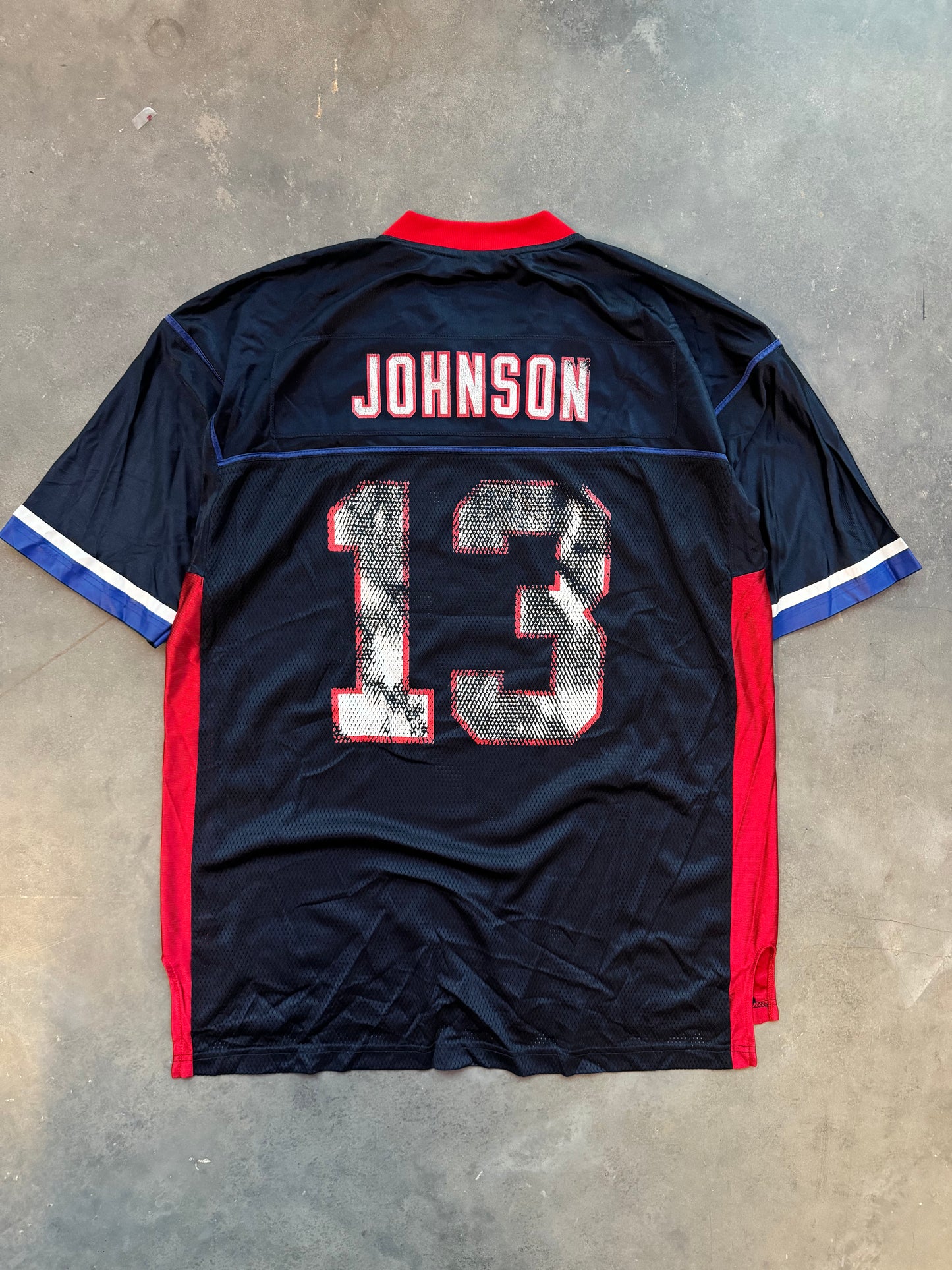 2010’s Buffalo Bills Stevie Johnson Vintage Navy NFL Jersey (XL)