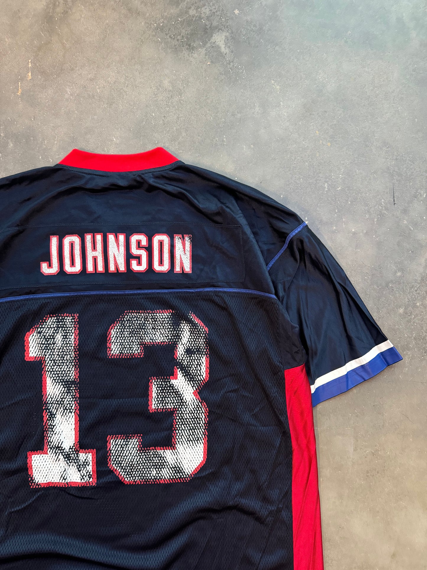 2010’s Buffalo Bills Stevie Johnson Vintage Navy NFL Jersey (XL)