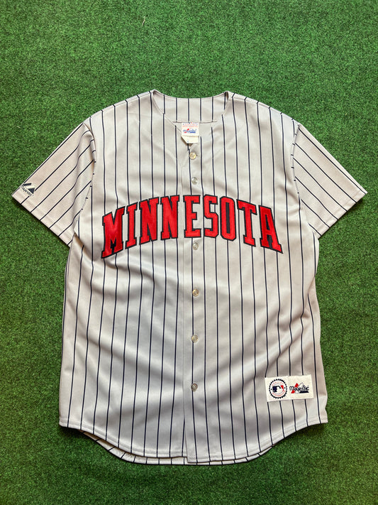 00’s Minnesota Twins Vintage MLB Majestic Baseball Jersey (Medium)