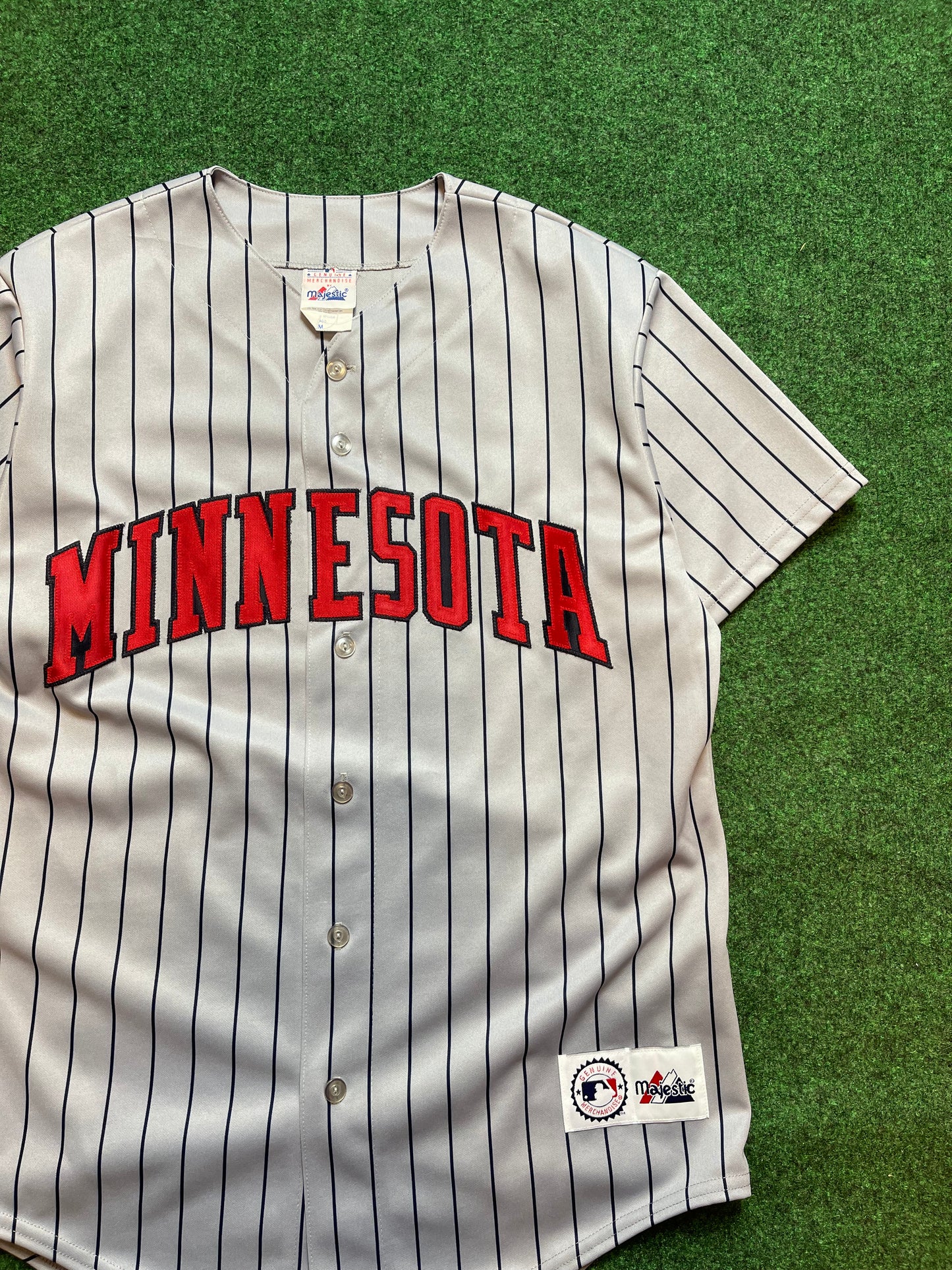 00’s Minnesota Twins Vintage MLB Majestic Baseball Jersey (Medium)