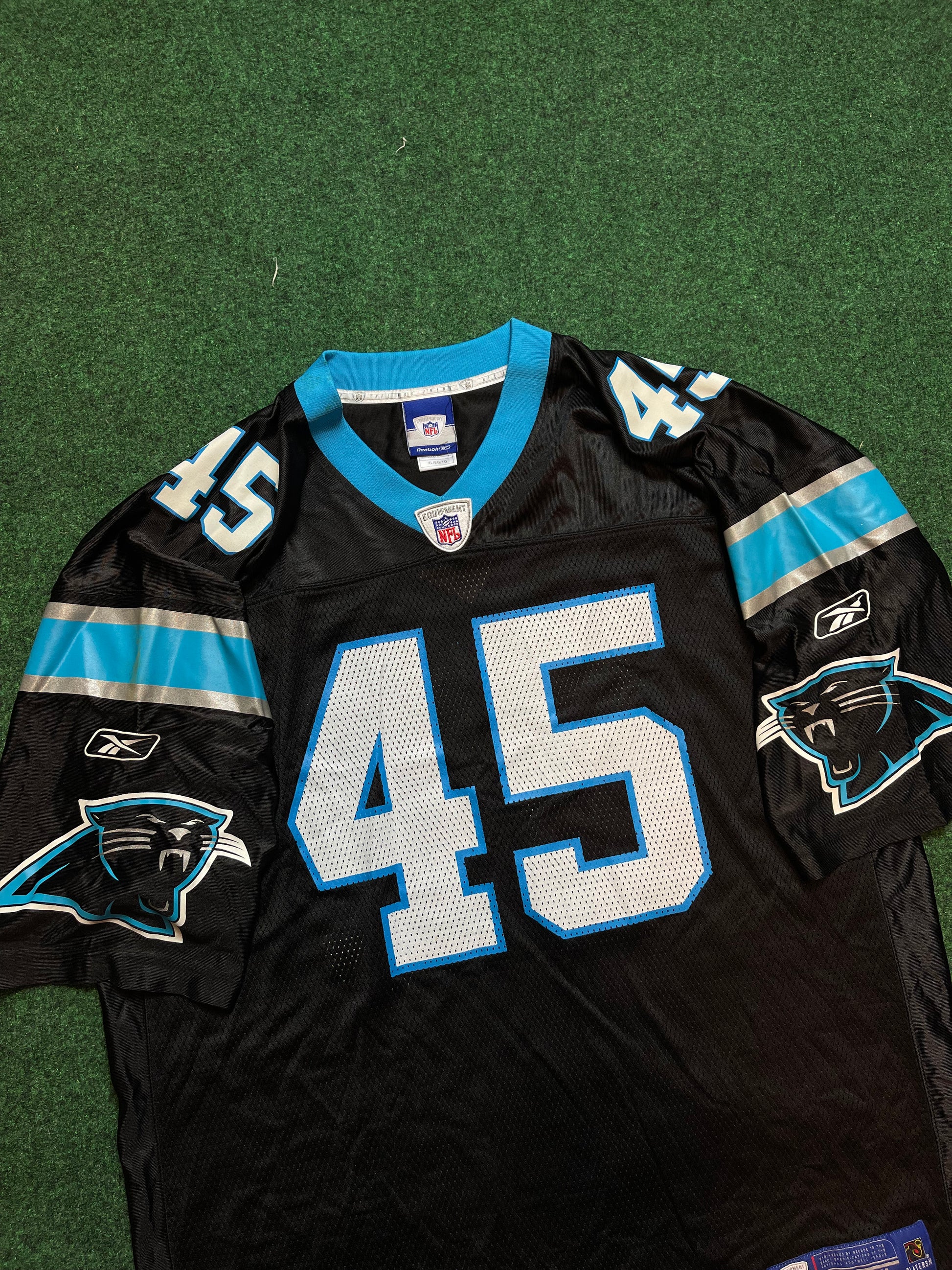 00 s Carolina Panthers Brad Hoover Vintage NFL Reebok Jersey XL