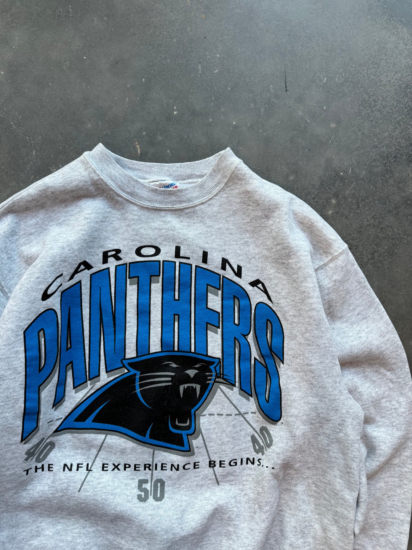 1993 Carolina Panthers “The NFL Experience Begins” Vintage Crewneck (Medium)