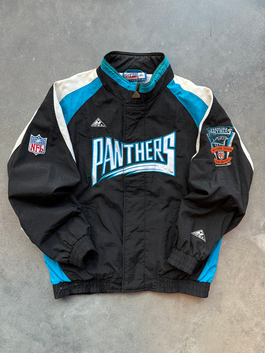 1995 Carolina Panthers Vintage Apex One Inaugural Season NFL Windbreaker Jacket (XL)