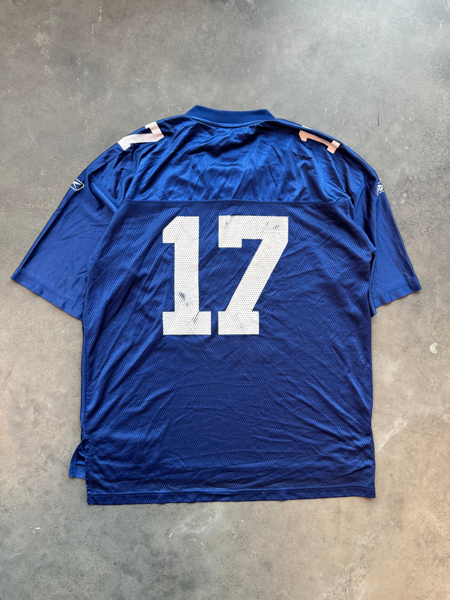 2008 New York Giants Plaxico Burress Super Bowl XLII Vintage Reebok NFL Jersey (XL)