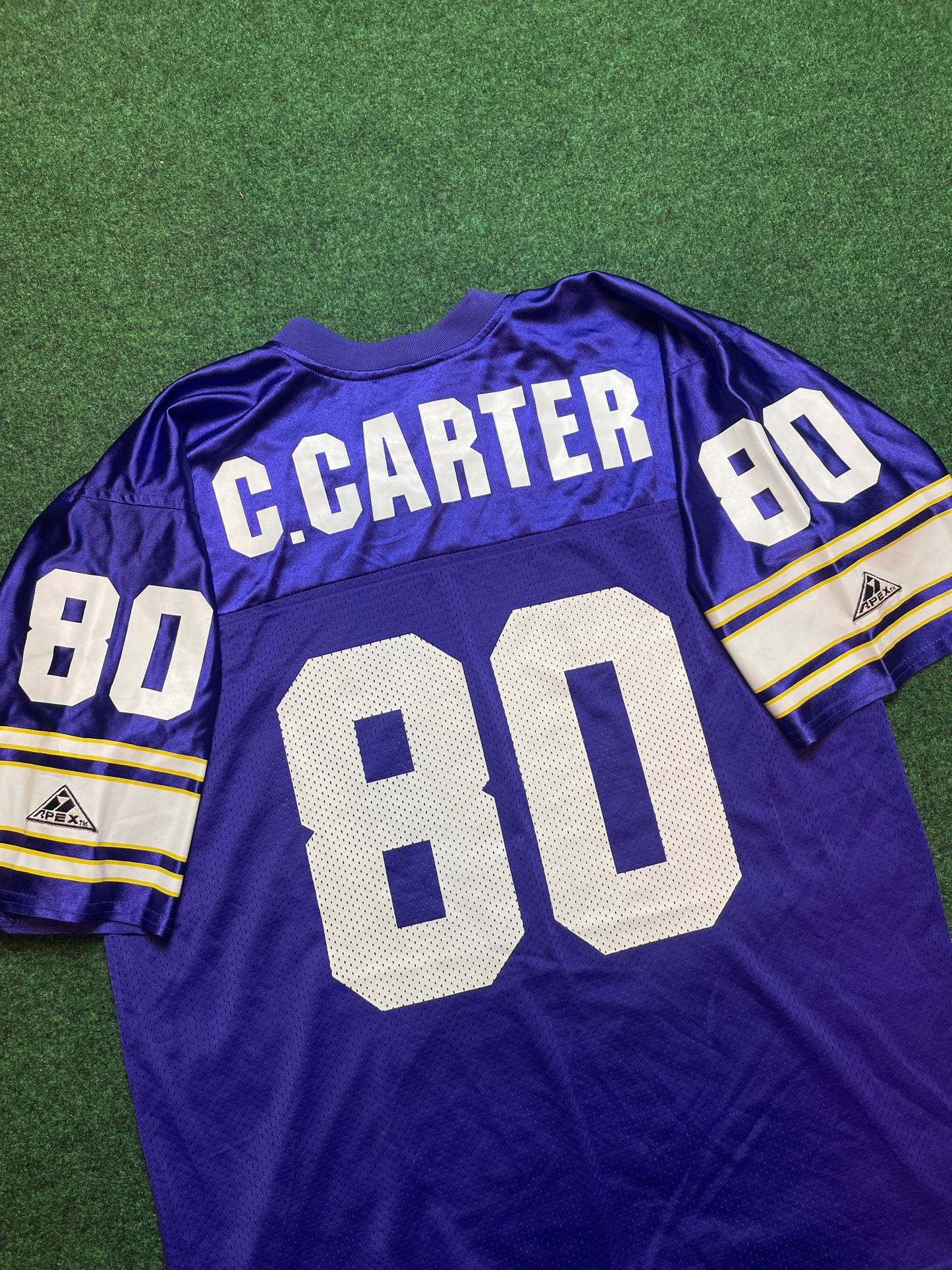 90’s Minnesota Vikings Cris Carter Vintage Apex One NFL Jersey (XL)