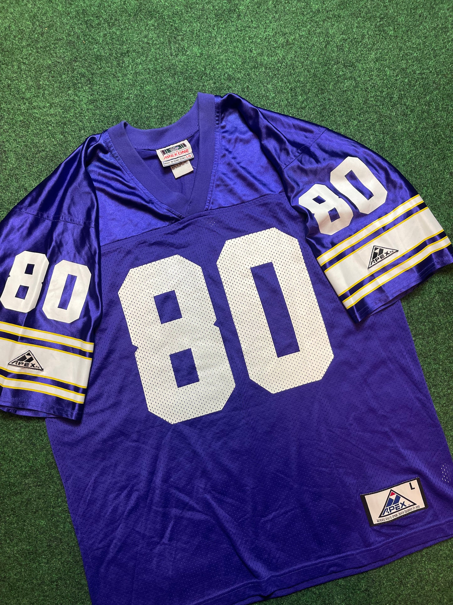 90’s Minnesota Vikings Cris Carter Vintage Apex One NFL Jersey (XL)