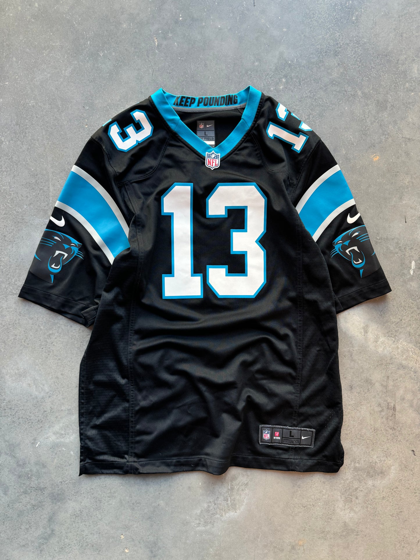 2016 Carolina Panthers Kelvin Benjamin Black Nike NFL Jersey (XL)