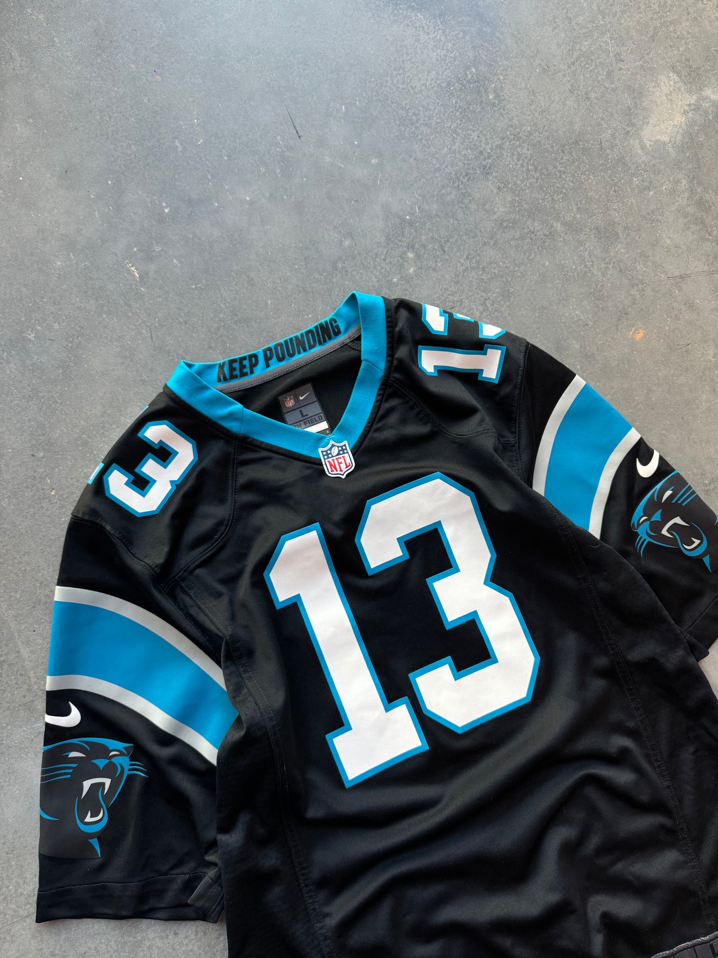 2016 Carolina Panthers Kelvin Benjamin Black Nike NFL Jersey (XL)