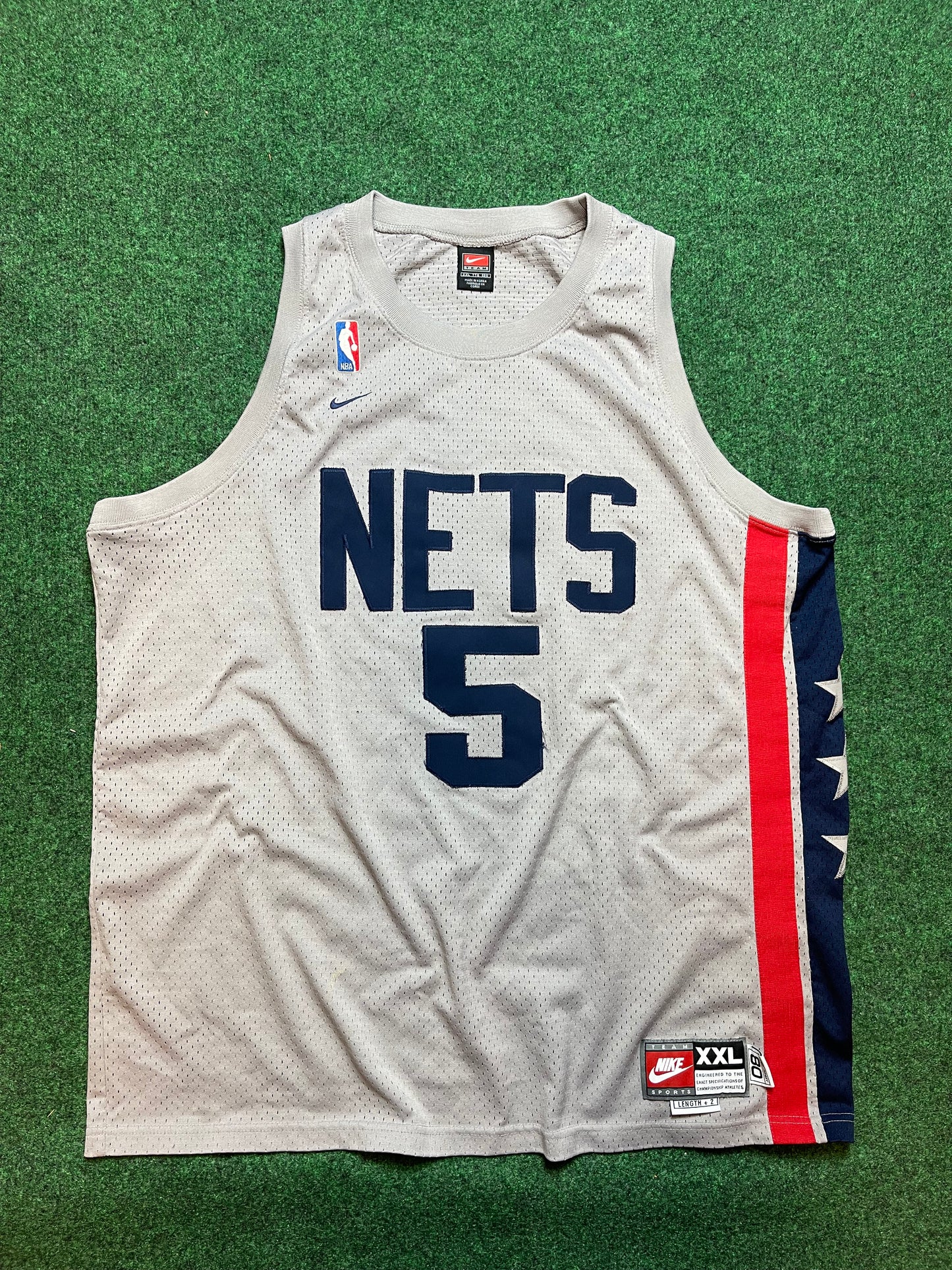 00's New Jersey Nets Jason Kidd Throwback Nike NBA Rewind Jersey