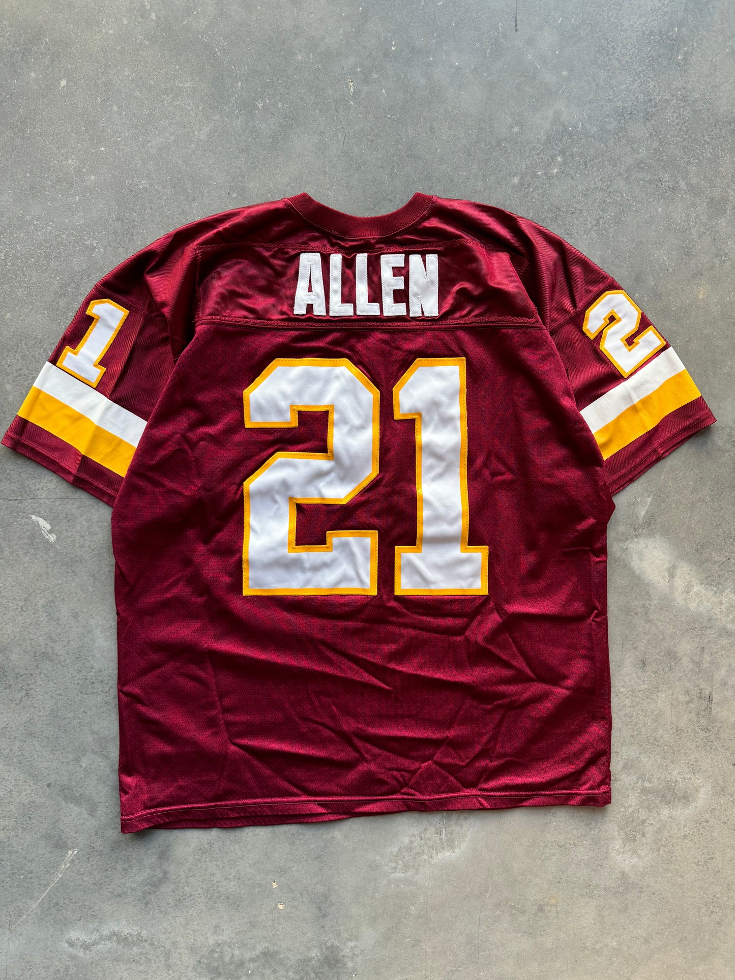 90’s Washington Redskins Terry Allen Vintage Wilson Stitched NFL Authentic Jersey (XXL)