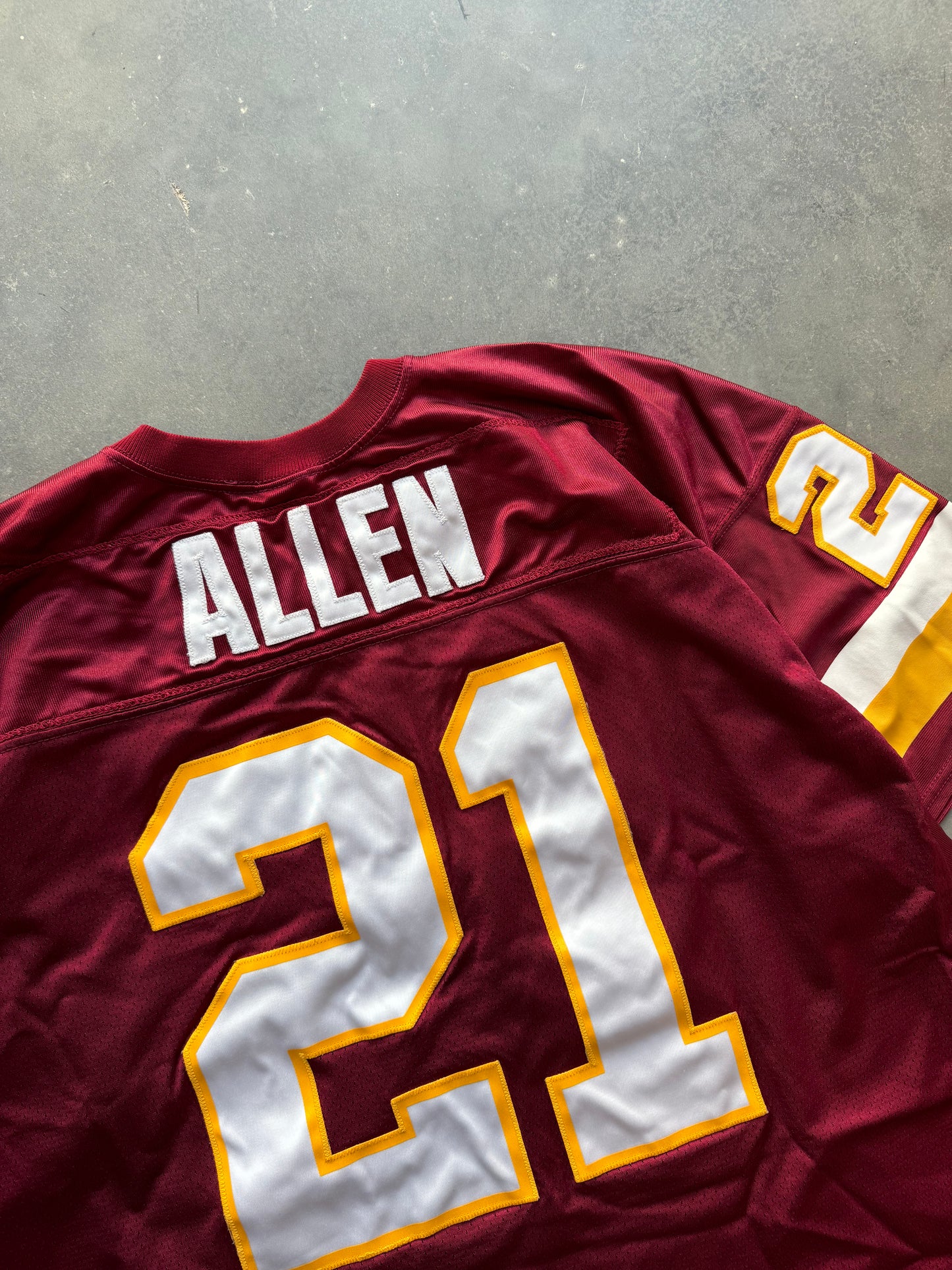 90’s Washington Redskins Terry Allen Vintage Wilson Stitched NFL Authentic Jersey (XXL)