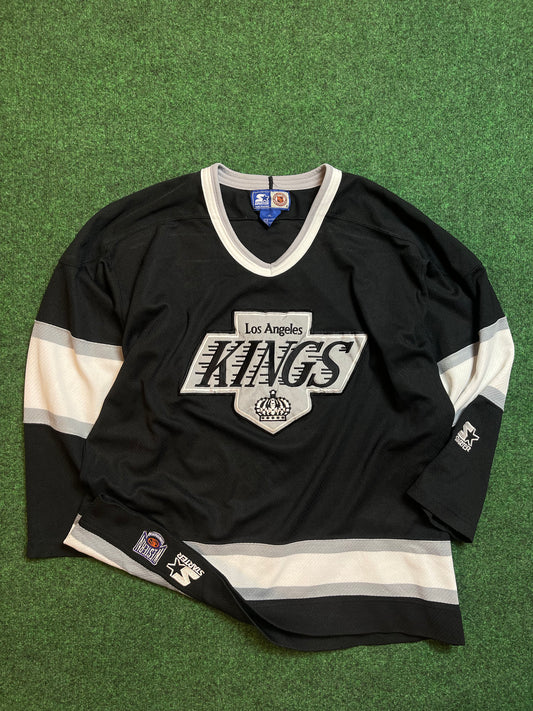 90’s Los Angeles Kings Vintage Starter NHL Hockey Jersey (Large)