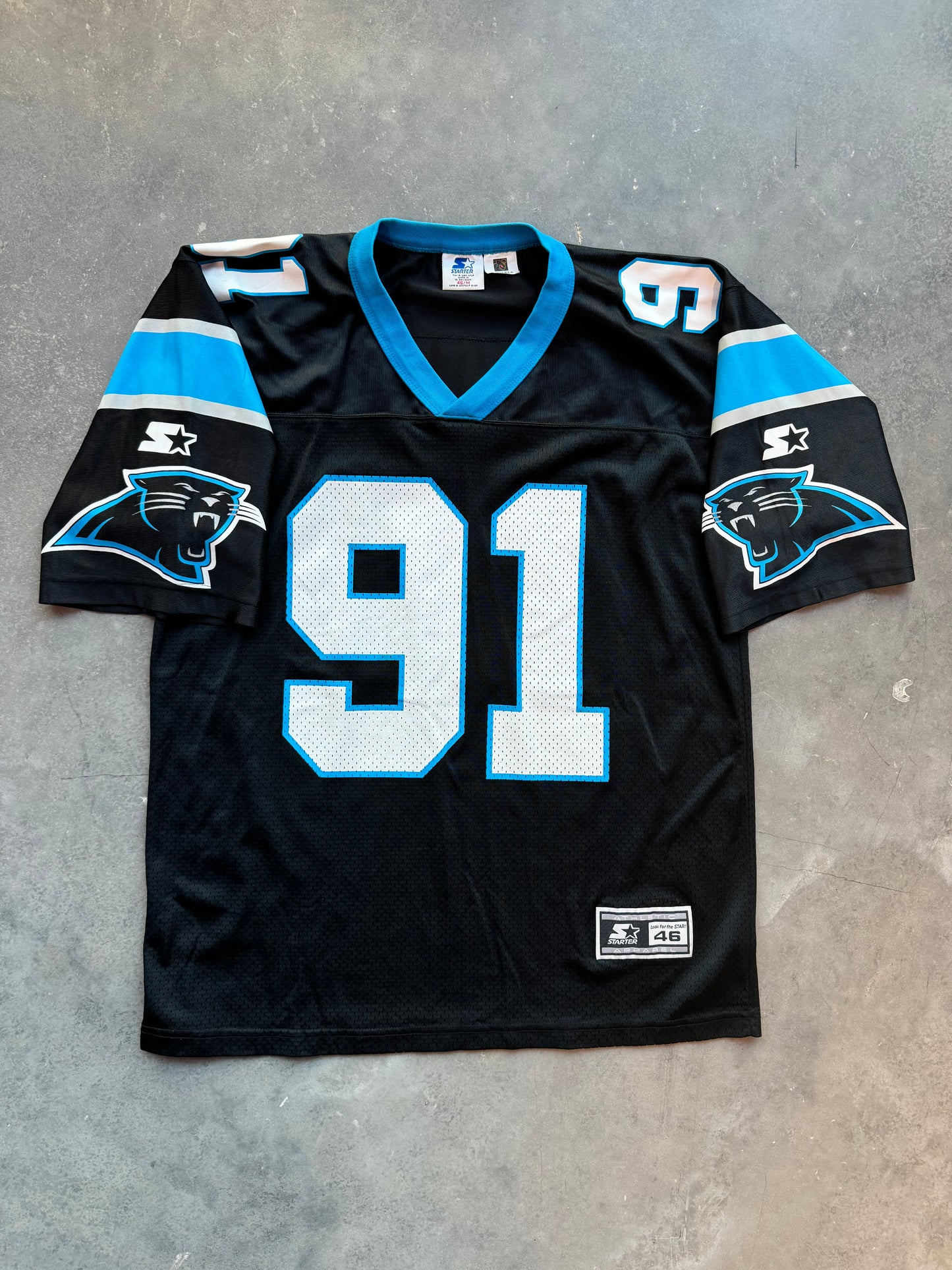 1995 Carolina Panthers Kevin Greene Vintage Black Starter NFL Jersey (46/Medium)