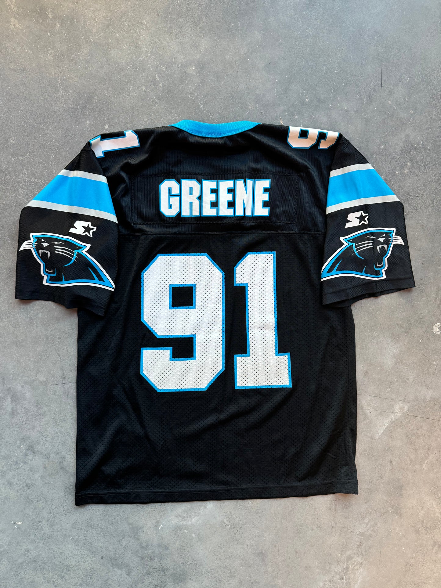 1995 Carolina Panthers Kevin Greene Vintage Black Starter NFL Jersey (46/Medium)