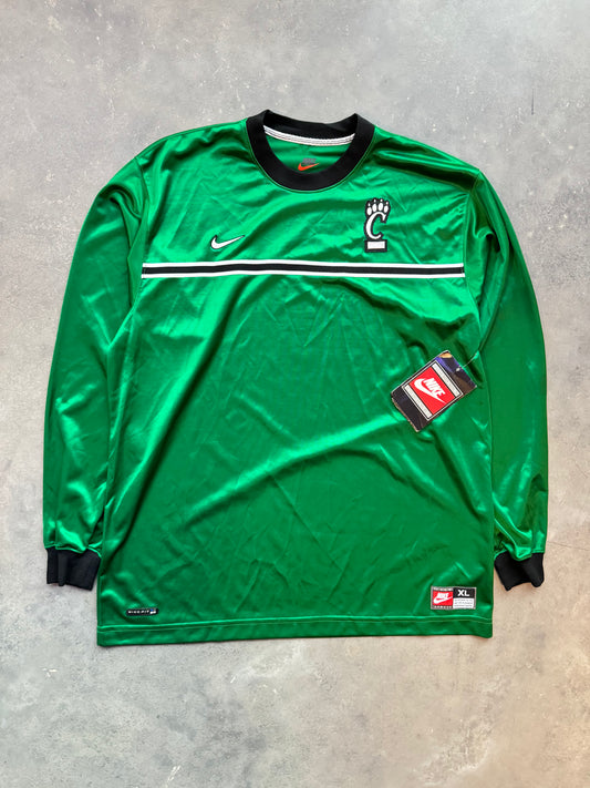 90’s Cincinnati Bearcats Vintage Nike Team Sports Soccer Goalie Jersey - Deadstock (Large)