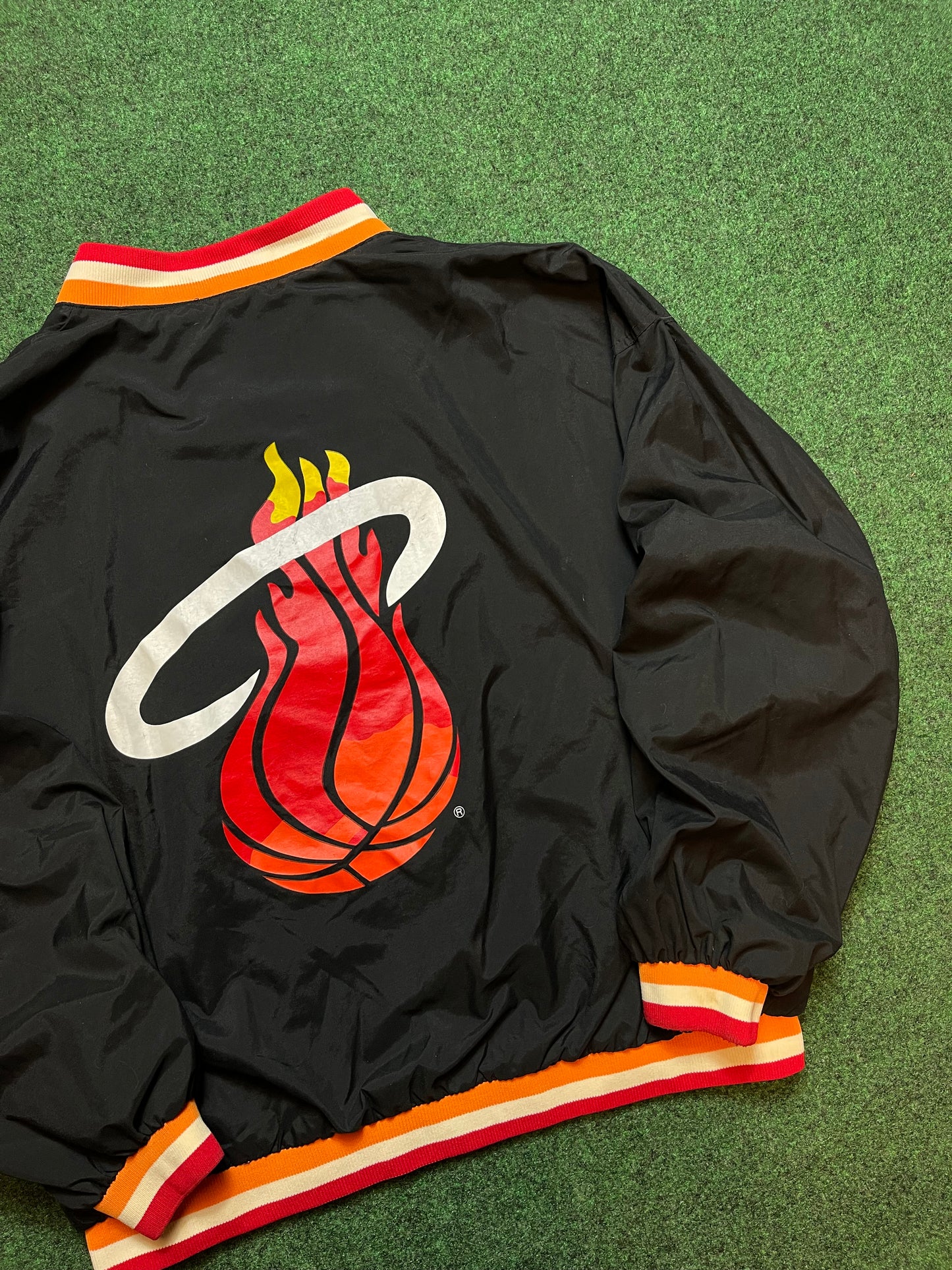 90’s Miami Heat Vintage Champion NBA Authentic Warm Up Jacket (XXL)