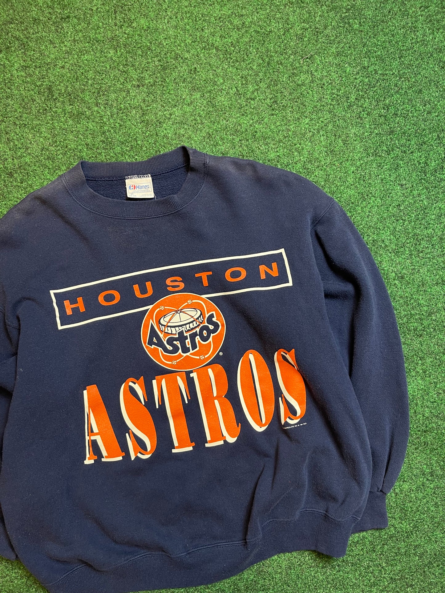 90’s Houston Astros Vintage MLB Crewneck (Large)