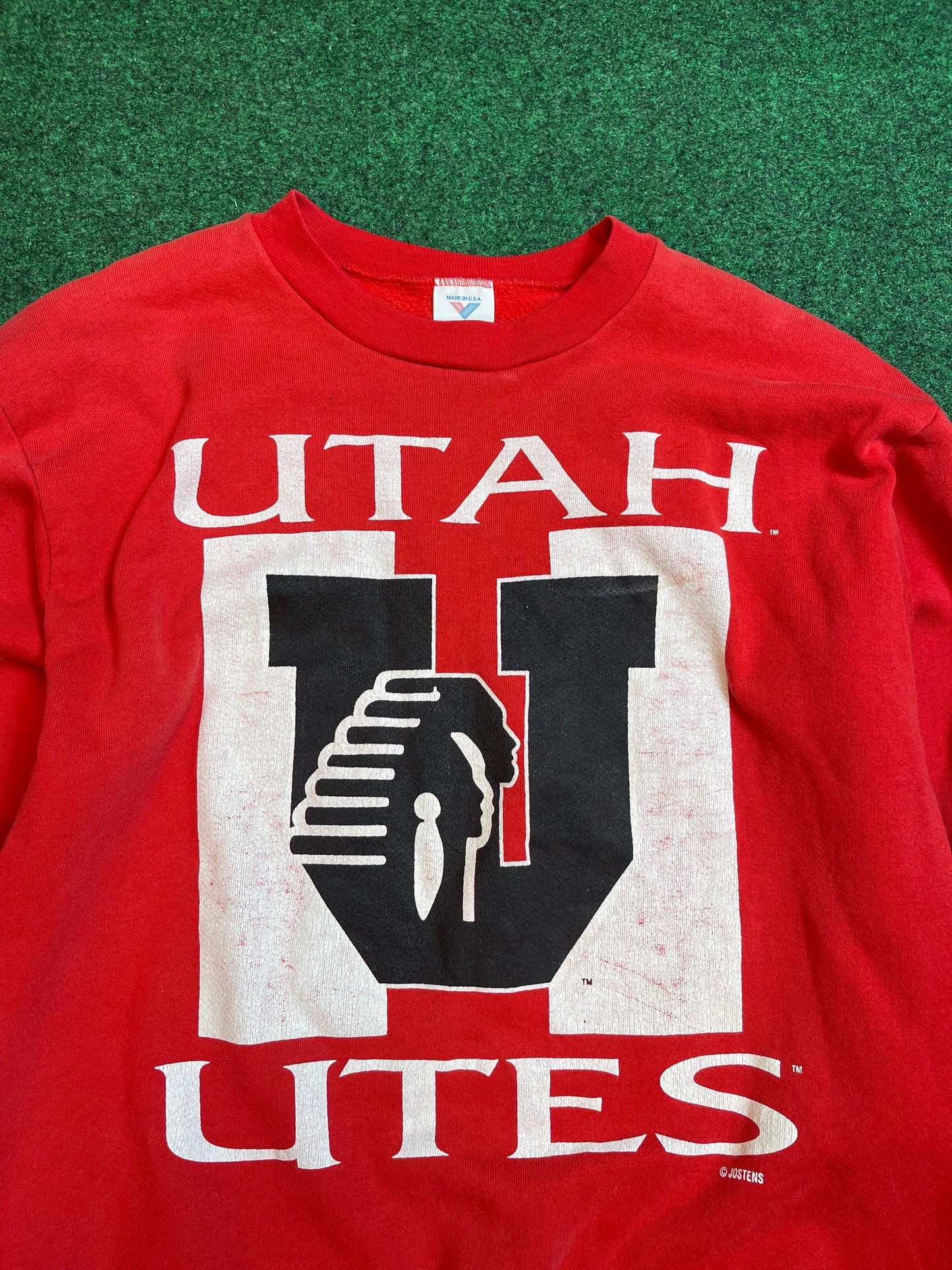 90’s Utah Utes Vintage College Big Logo Crewneck (Large)