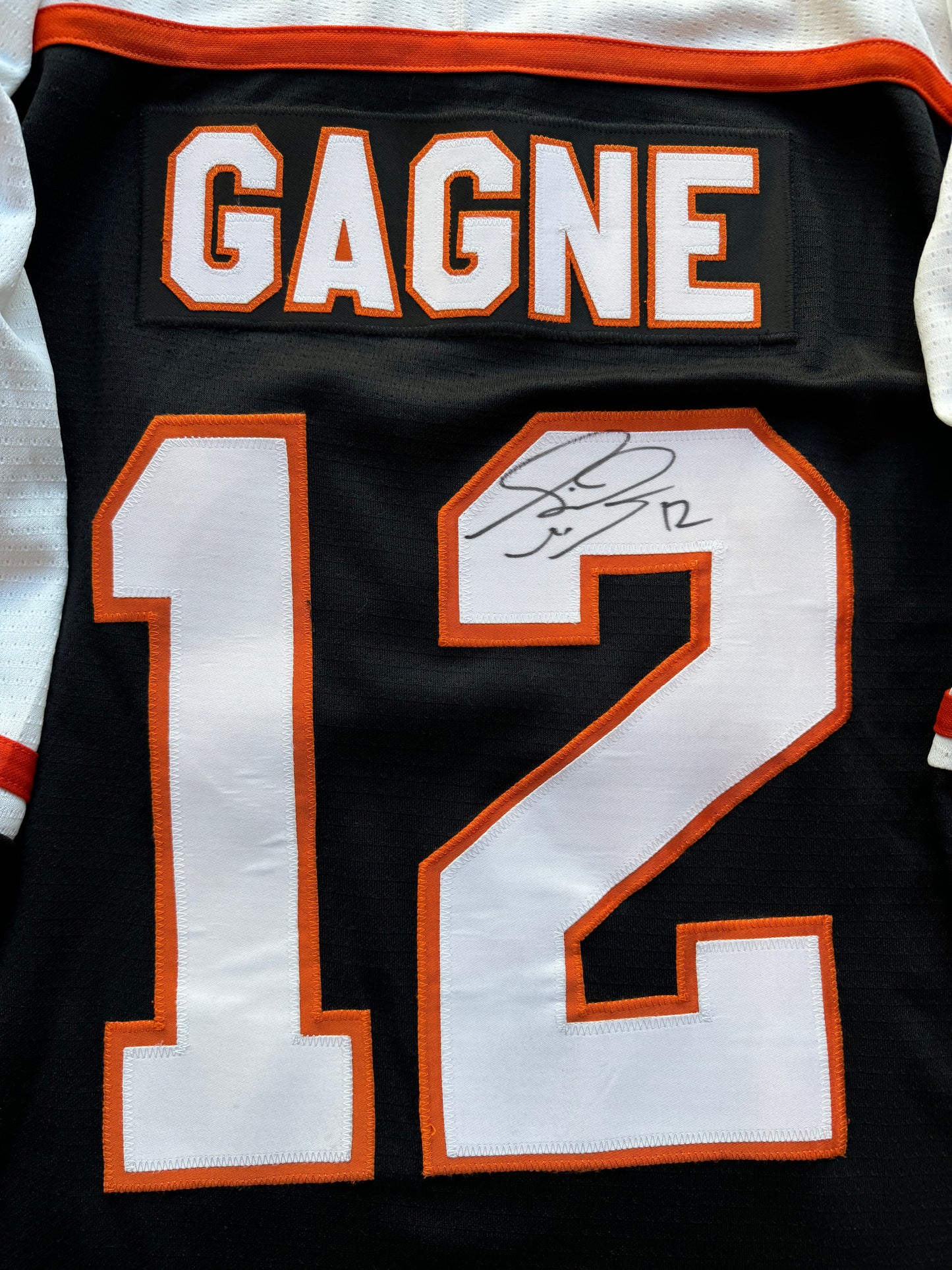 90’s Philadelphia Flyers Simon Gagné Vintage Nike Signed NHL Hockey Jersey (Large)