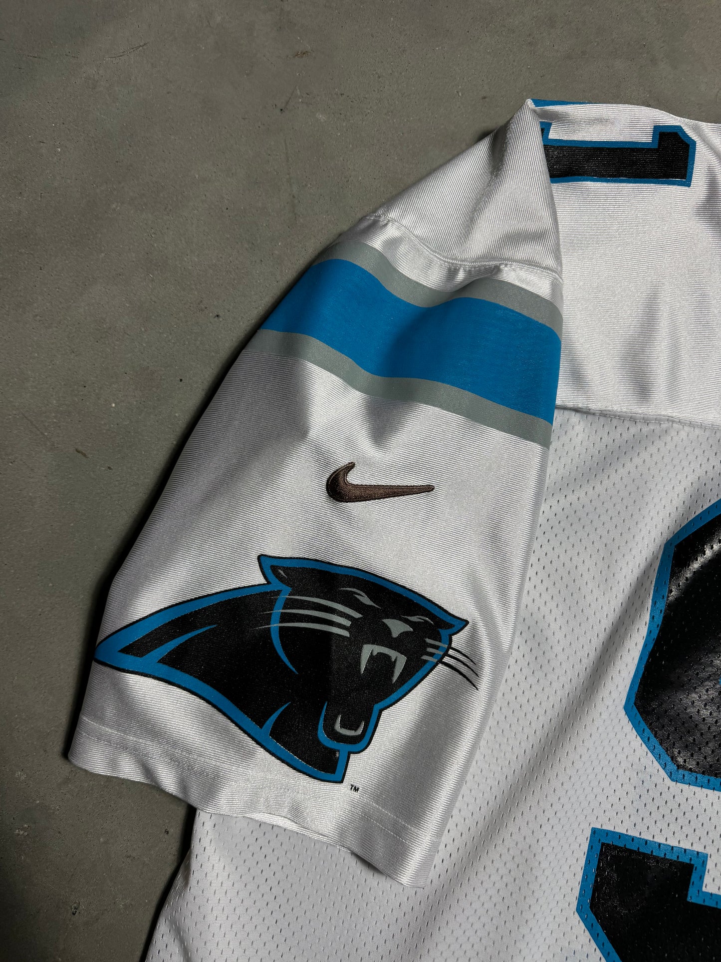 90’s Carolina Panthers Kevin Greene Vintage White Nike NFL Jersey (XXL)