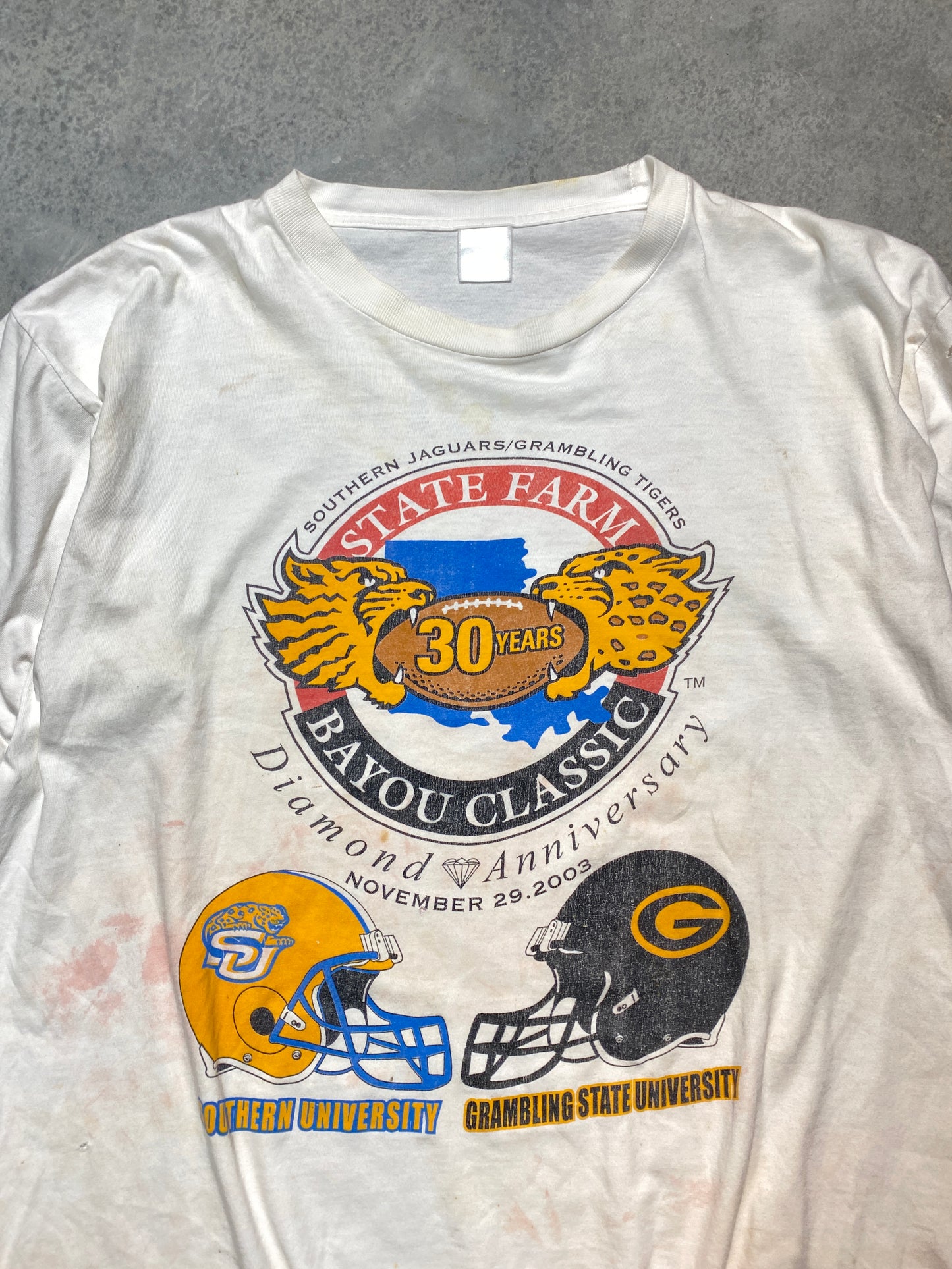 2003 Bayou Classic Southern vs. Grambling Vintage HBCU Tee (XL)